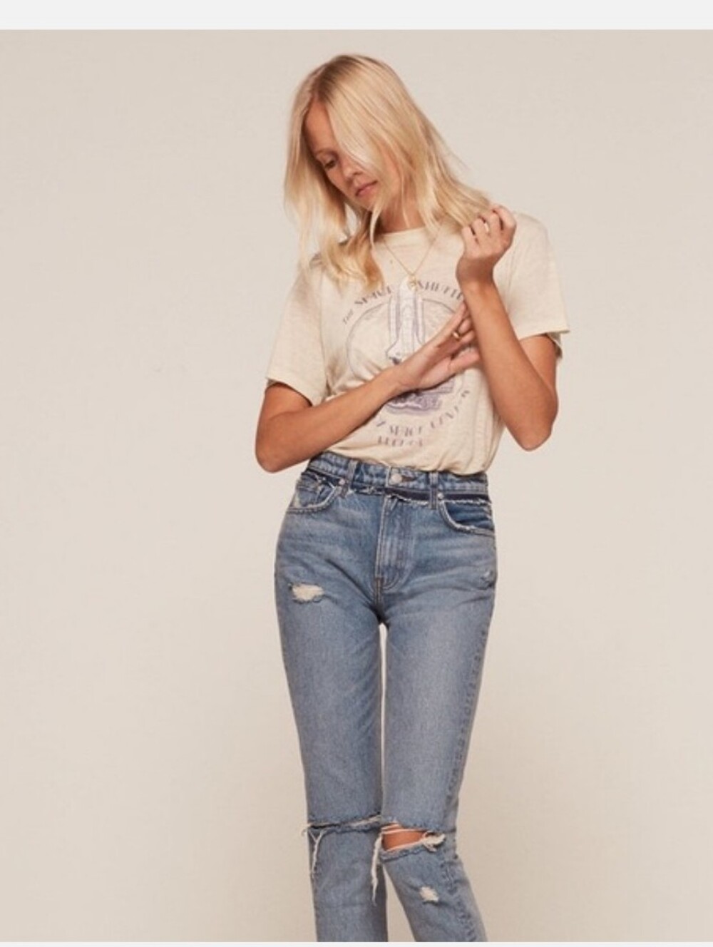 Reformation Julia High Cigarette Jean Savu